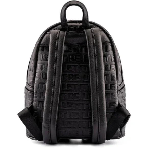 The Beatles Vinyl Record Womens Faux Leather Shoulder Bag Purse Amazon.com: Loungefly The Beatles Let It Be Vinyl Record  main image 4